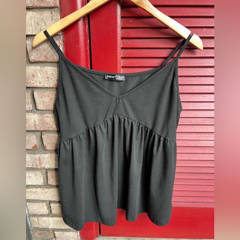 SHEIN Large Black Baby Doll Tank Top - Picture 4 of 6